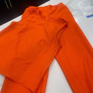 Vibrant Orange Women's Jumpsuit